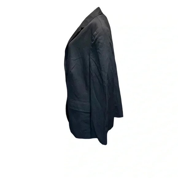 Lands End women's size 16W black 2 button blazer - Picture 2 of 6